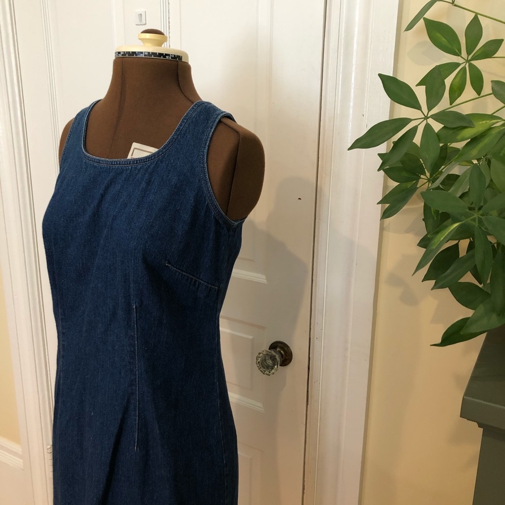 Vintage Jean Dress - Picture 4 of 10